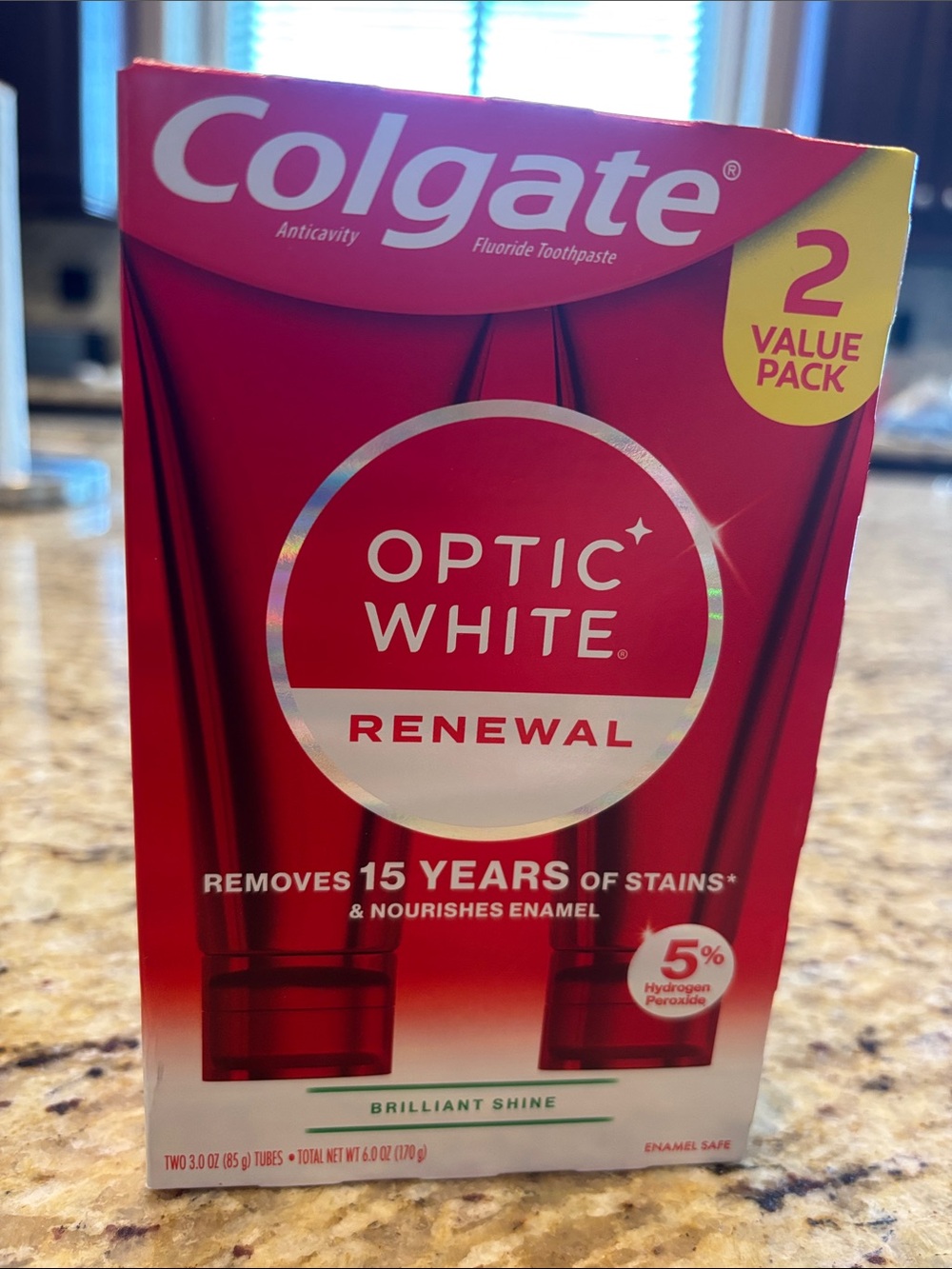 Optic White Renewal Toothpaste -Brand new